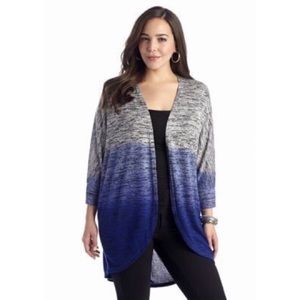 New Direction Ombré Long Cardigan L